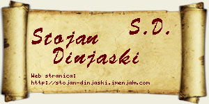 Stojan Dinjaški vizit kartica